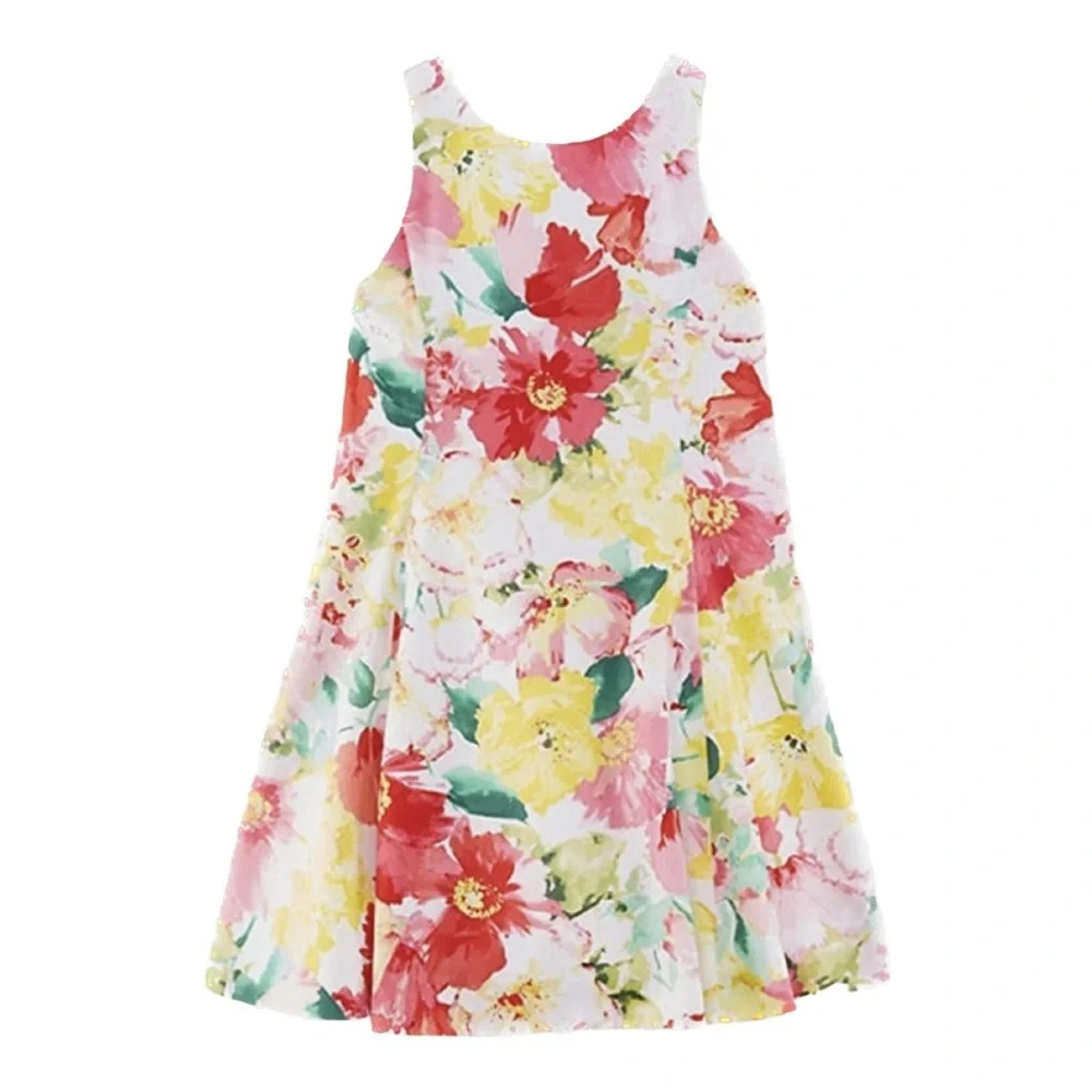 Ralph Lauren Floral Cotton Sateen Dress